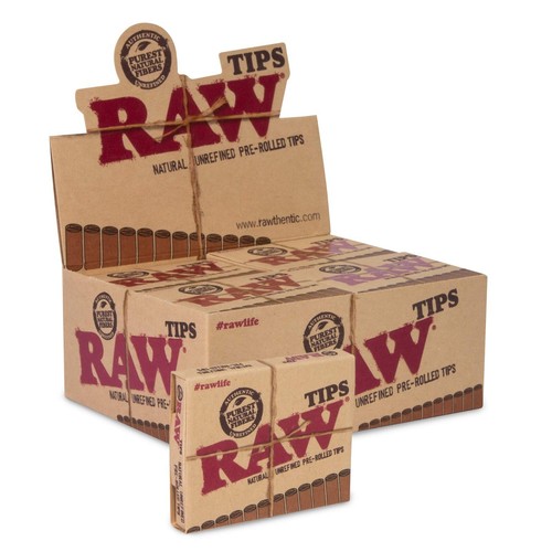 Raw pre rolled tips - pre-rolled, natural
