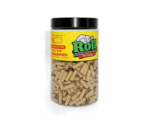 500 prerolled filter tips 6mm - 500,